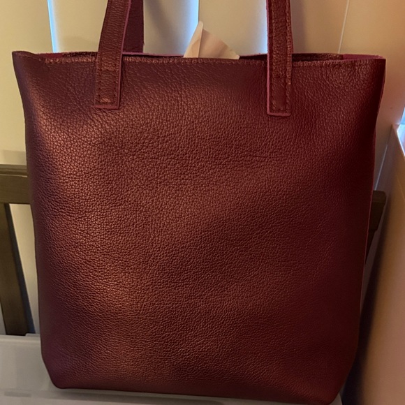 Portland Leather Goods - Full Size Cross Body zipper - ultraviolet - Picture 4 of 10